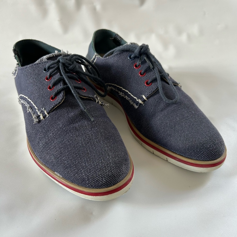 Men’s  7 Seven For All Mankind Blue Oxford Style Dress Shoes 8